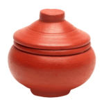 Terracotta Handmade Medium Polished Curd Pot (500 ml) M27