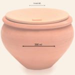 Terracotta Handmade Medium Matt Finished Curd Pot (500 ml) M29