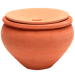 Terracotta Handmade Medium Matt Finished Curd Pot (500 ml) M29