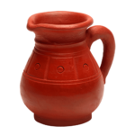 Terracotta Round Design Water Jug (800 ml) M48