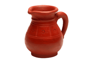 Terracotta Round Design Water Jug (800 ml) M48