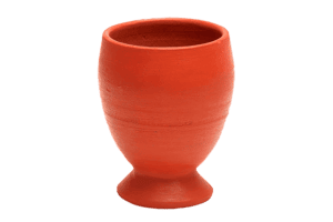 Red Terracotta Stand Glass Med (150 ml) M54
