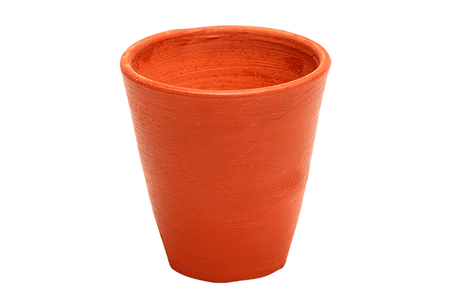 Red Terracotta Water Glass Polished Small (150 ml) M55