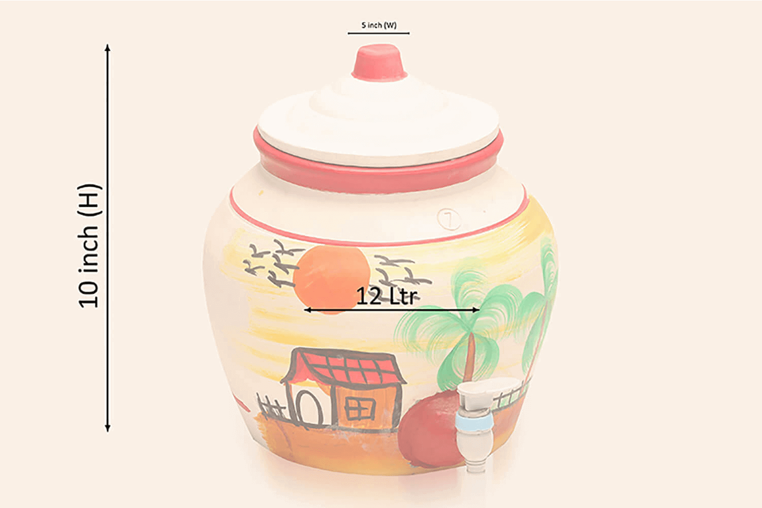 Terrcotta Designer Mataka (12 ltr) M90 - Image 2