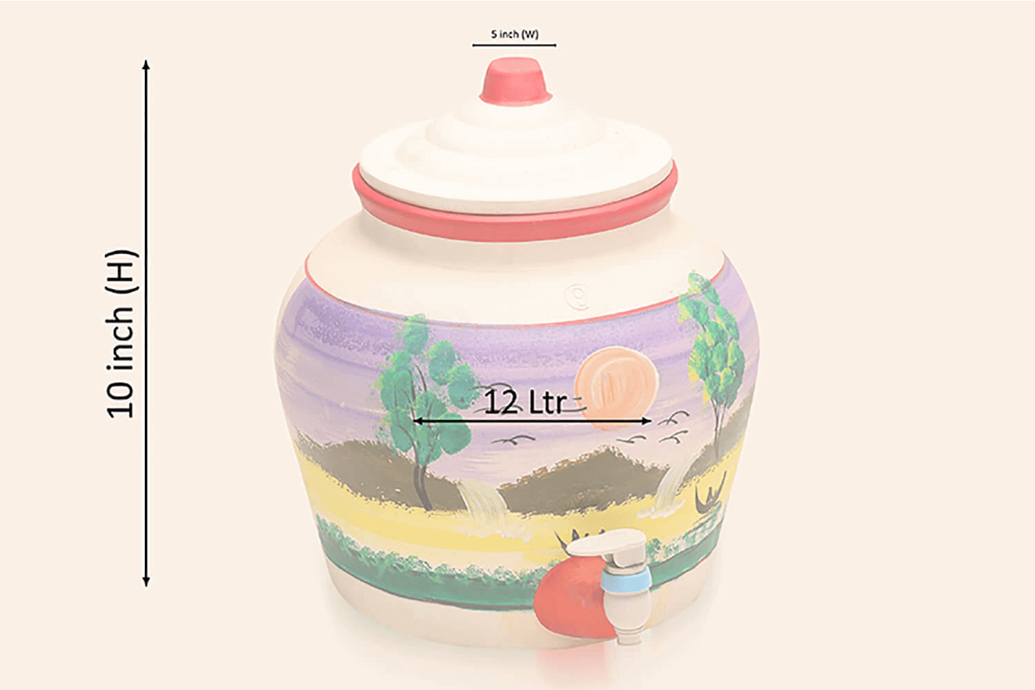 Terrcotta Designer Mataka (12 ltr) M91 - Image 2