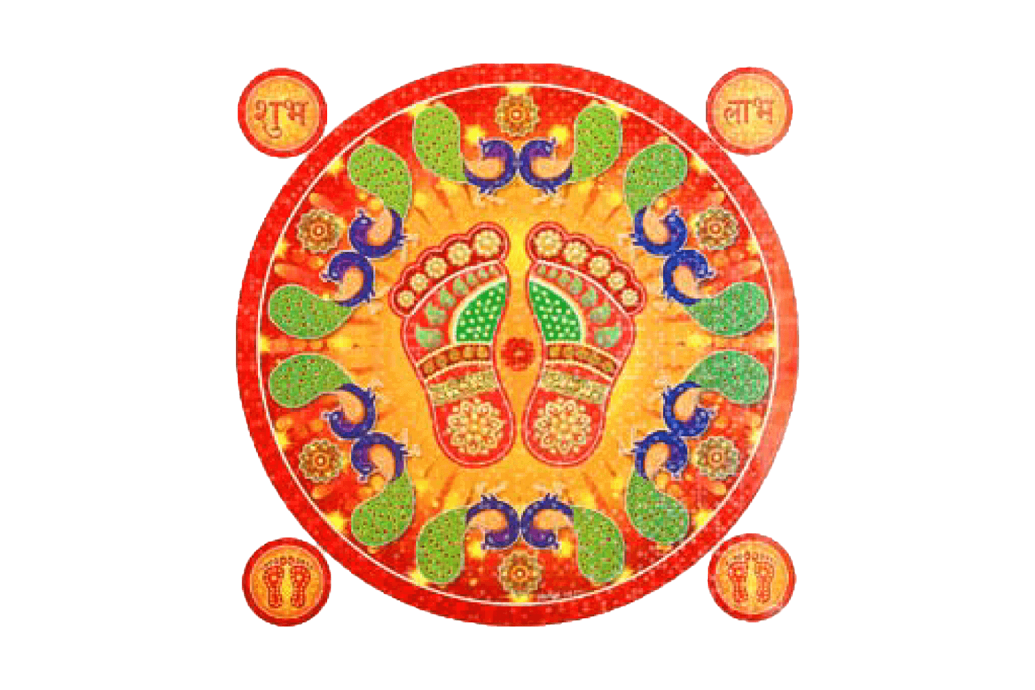 Diwali Sticker (Pack of 5) 508