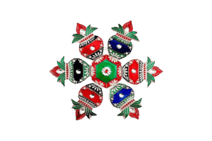 Acrylic Rangoli 611