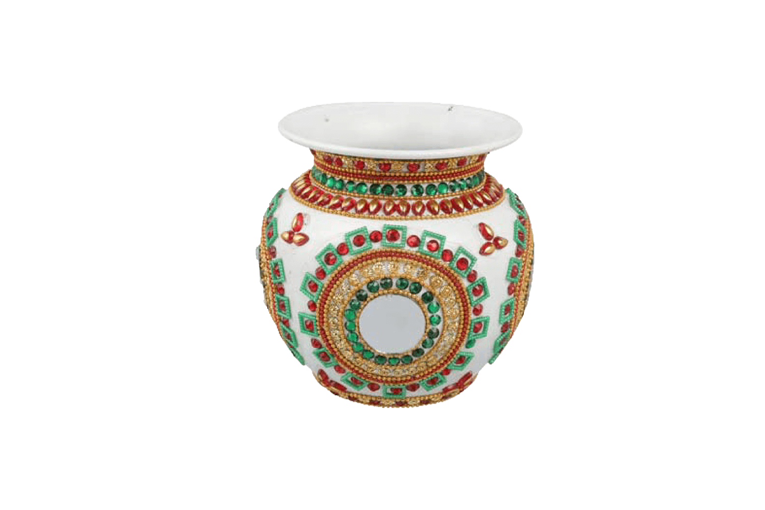 Zardosi Kalash White 643