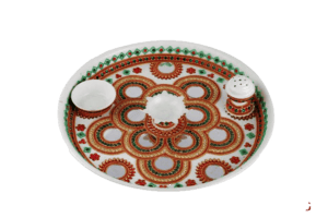 Zardosi Puja Thali 656