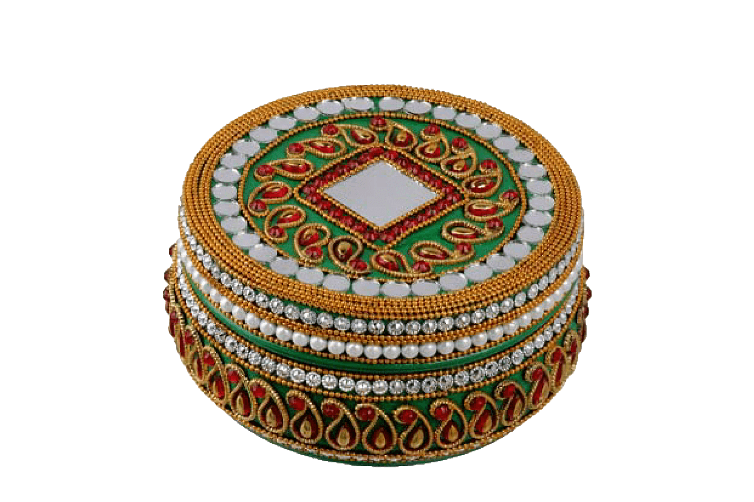 Zardosi Puja Dabba 661