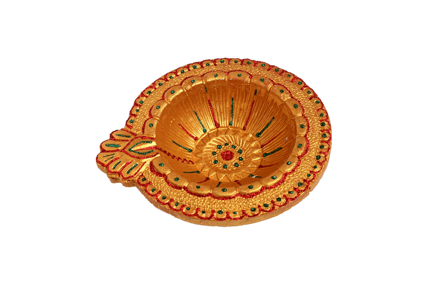 GOLDEN AKHAND DIYA (Pack of 4) HP181