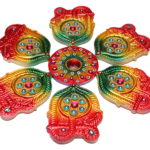 CLAY RANGOLI 1 (Pack of 4)