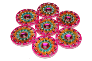 CLAY RANGOLI 6 (Pack of 4)