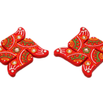 CLAY RANGOLI 7 (Pack of 4)