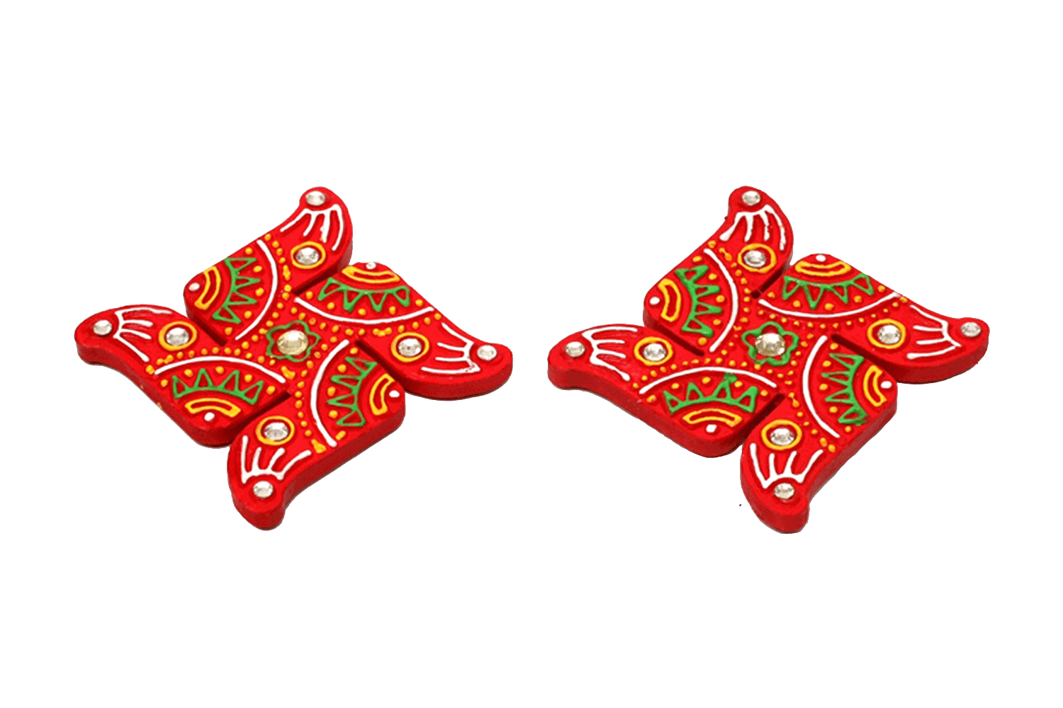 CLAY RANGOLI 7 (Pack of 4)