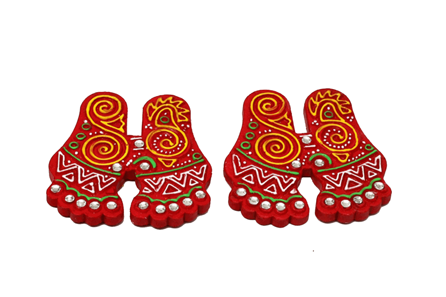 CLAY RANGOLI 8 (Pack of 4)