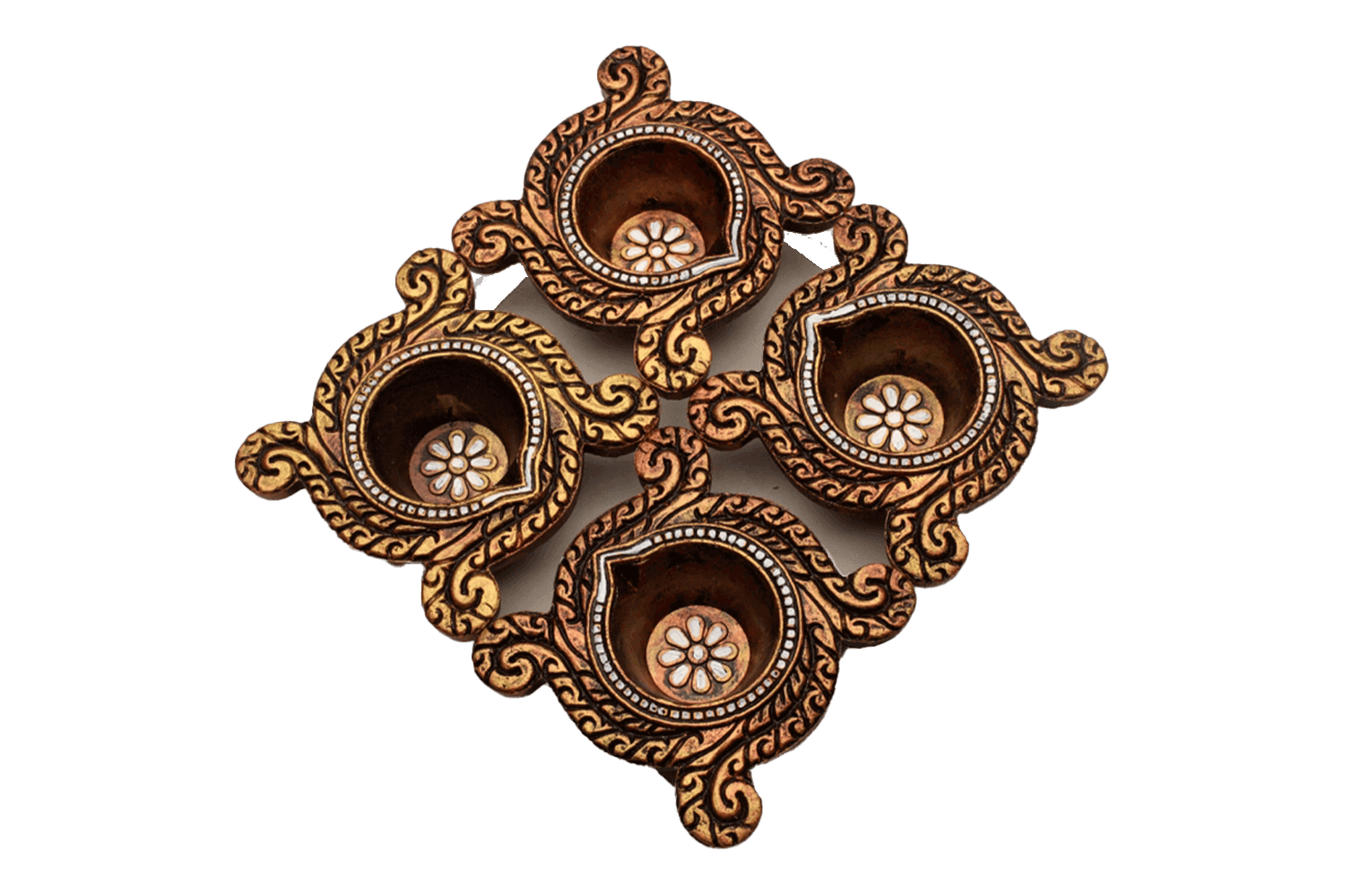 Artwork Diya 4 (Pack of 16)