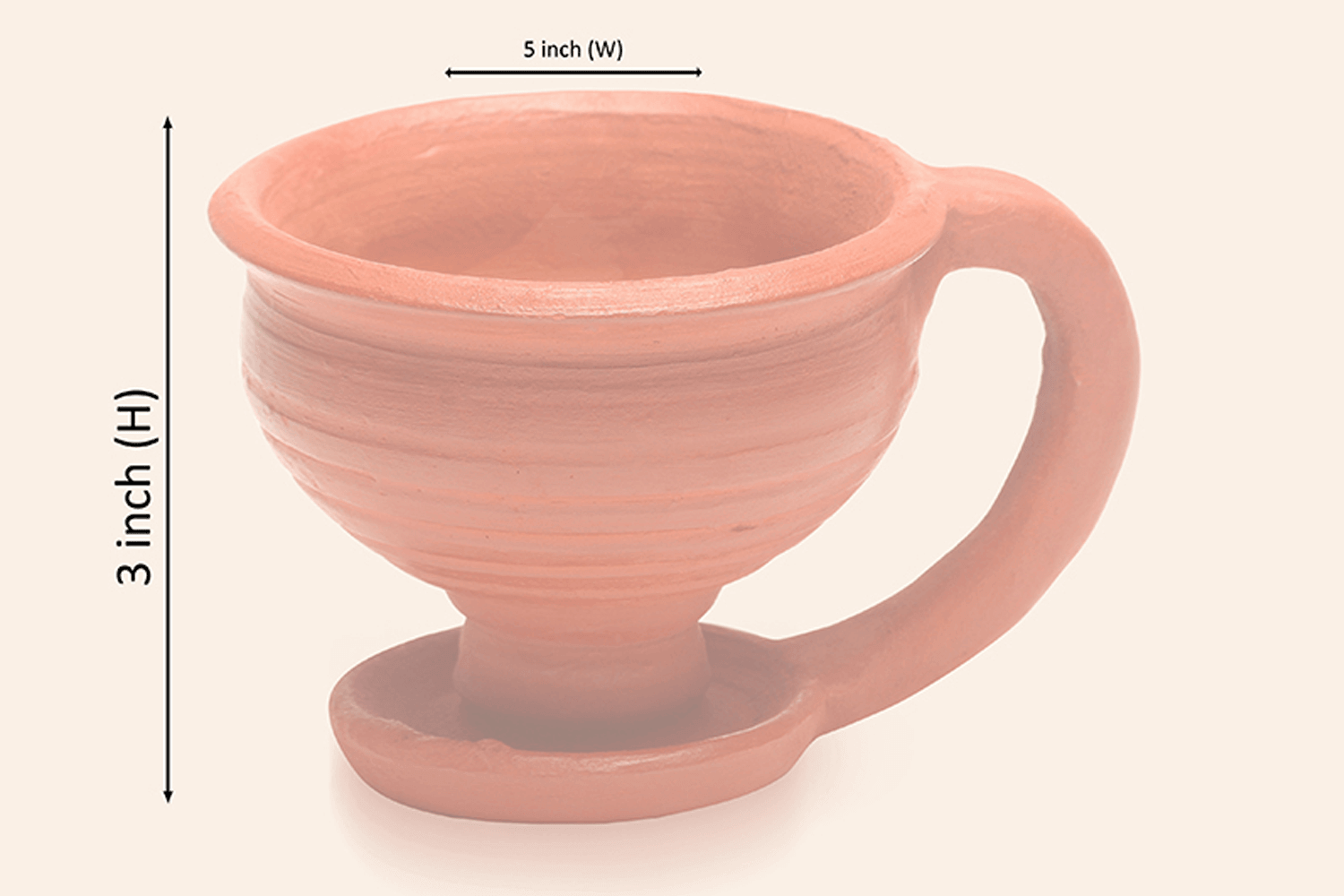 Red Terracotta Pooja Dhoopdani Small M67 - Image 2