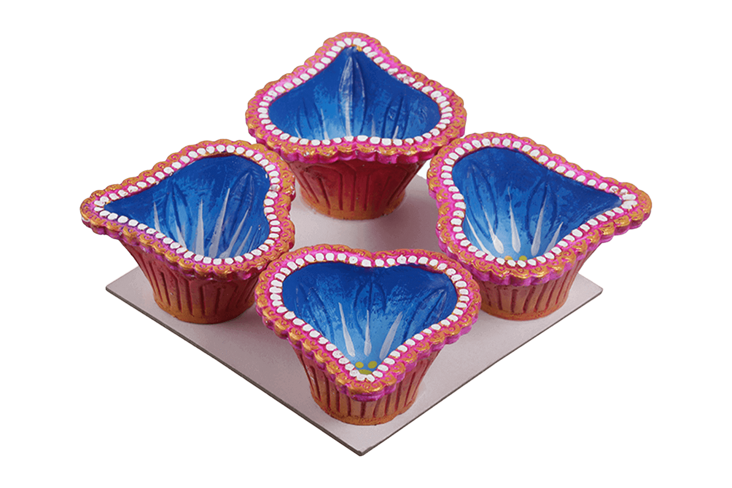 Artwork Diya 21 (Pack of 16)