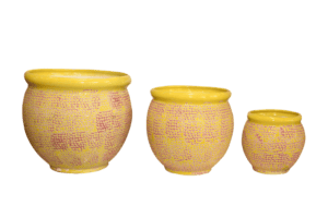 Three Set Ceramic Planter PL46