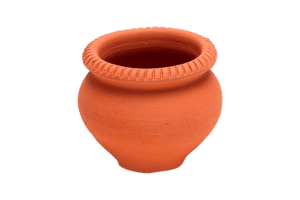 HandMadeTerracotta Round Glass M72 (Pack of 12)