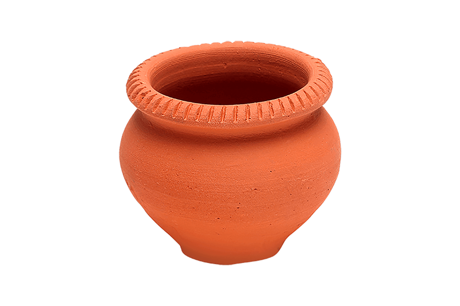 HandMadeTerracotta Round Glass M72 (Pack of 12)