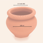 HandMadeTerracotta Round Glass M72 (Pack of 12)