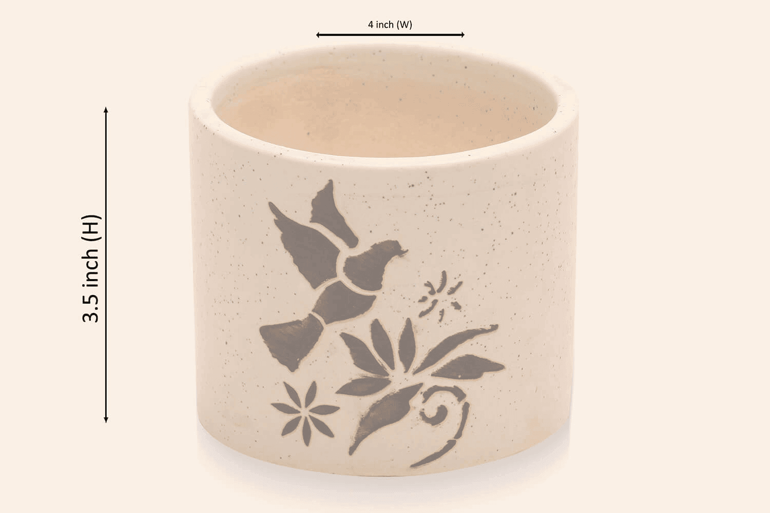 Ceramic Round Planter PL01 - Image 2
